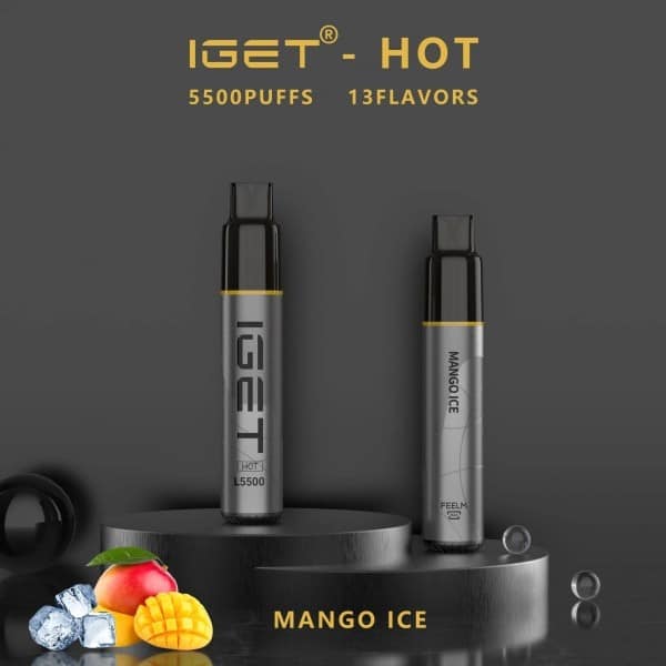 IGET HOT 5500 Puffs Mango Ice – product image 2