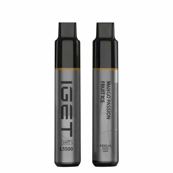 IGET HOT 5500 Puffs Mango Passion Fruit Ice