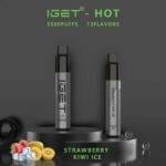 IGET HOT 5500 Puffs Strawberry Kiwi Ice – product image 2