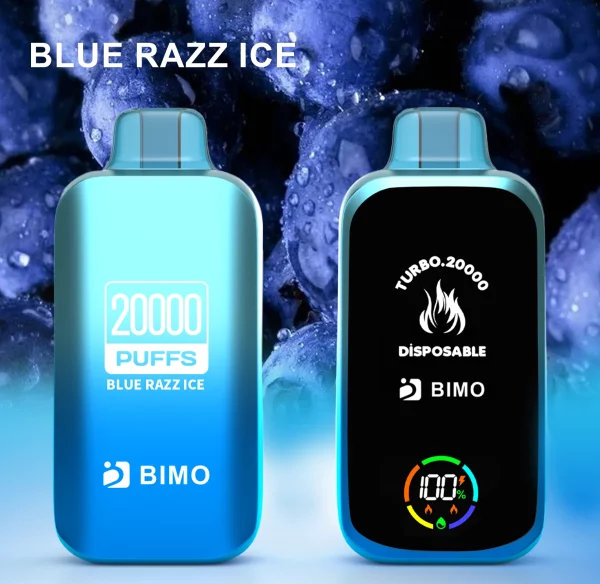 BIMO Turbo 20000 Puffs - Blue Razz Ice