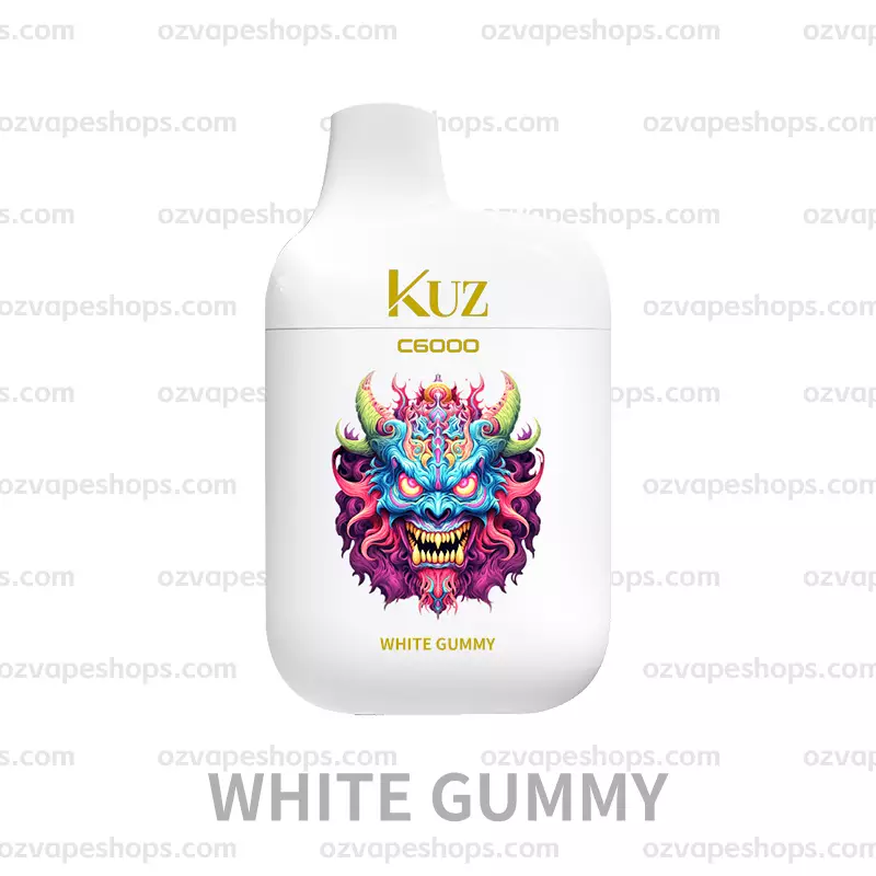 KUZ C6000 PUFFS – WHITE GUMMY