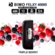 BIMO Felxy 40000 Pod - Triple Berry