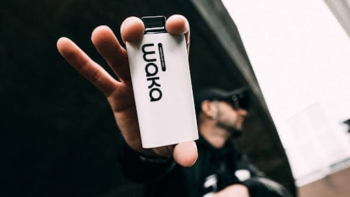 A collection of Waka soPro PA10000 disposable vapes in various option arrangements.
